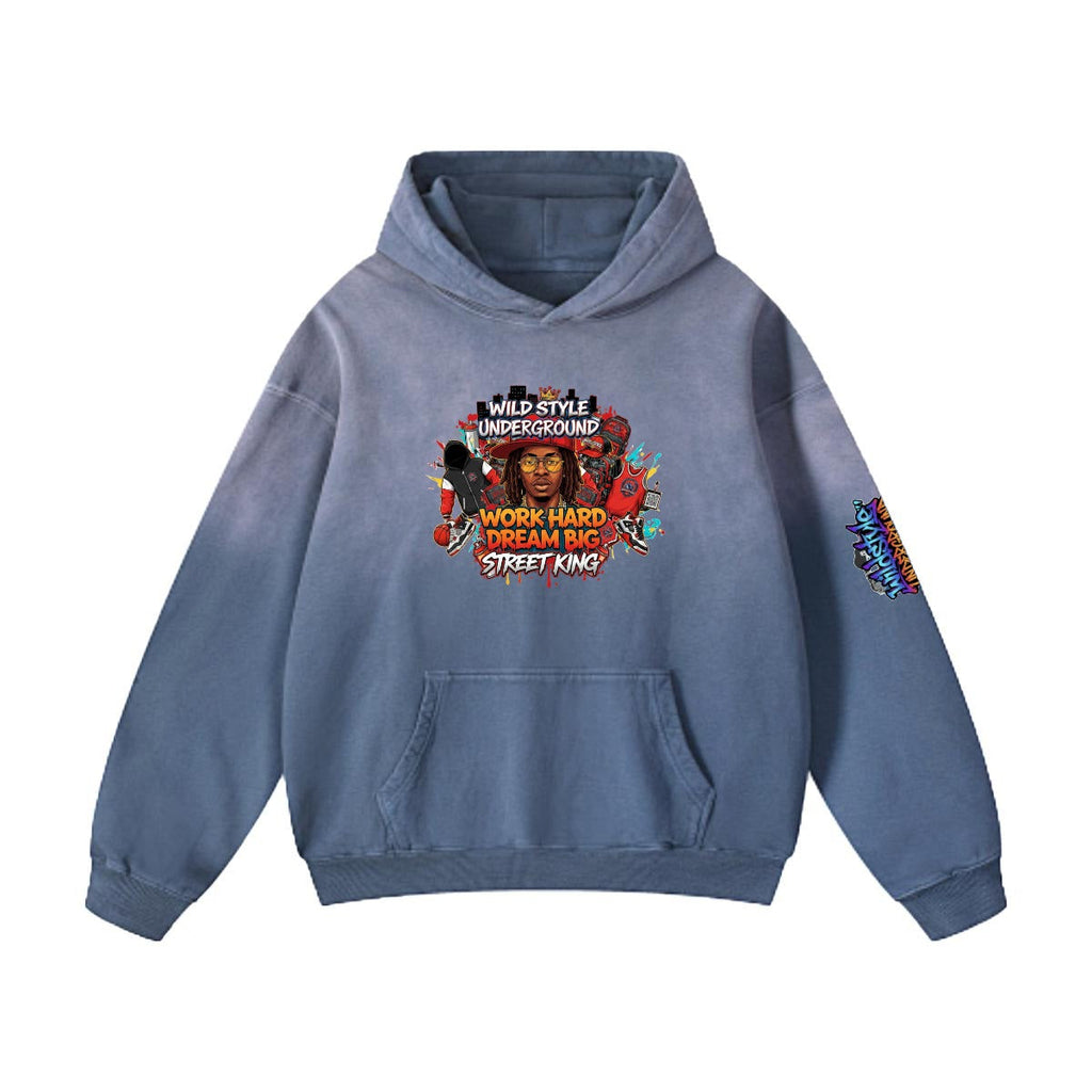 Men’s Vintage Wash Pullover Hoodie|420GSM DTF Yoycol