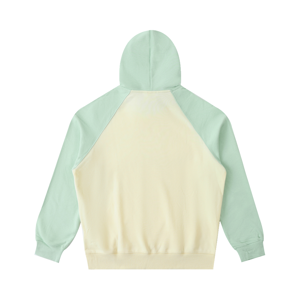 Color-Block Raglan Sleeve Hoodie ODMPOD