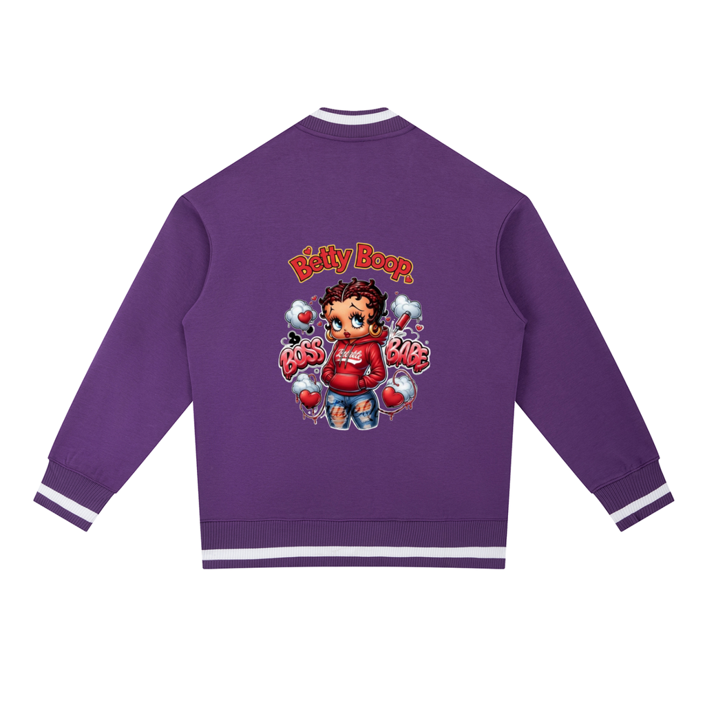 Contrast Piping Zip Bomber Jacket ODMPOD