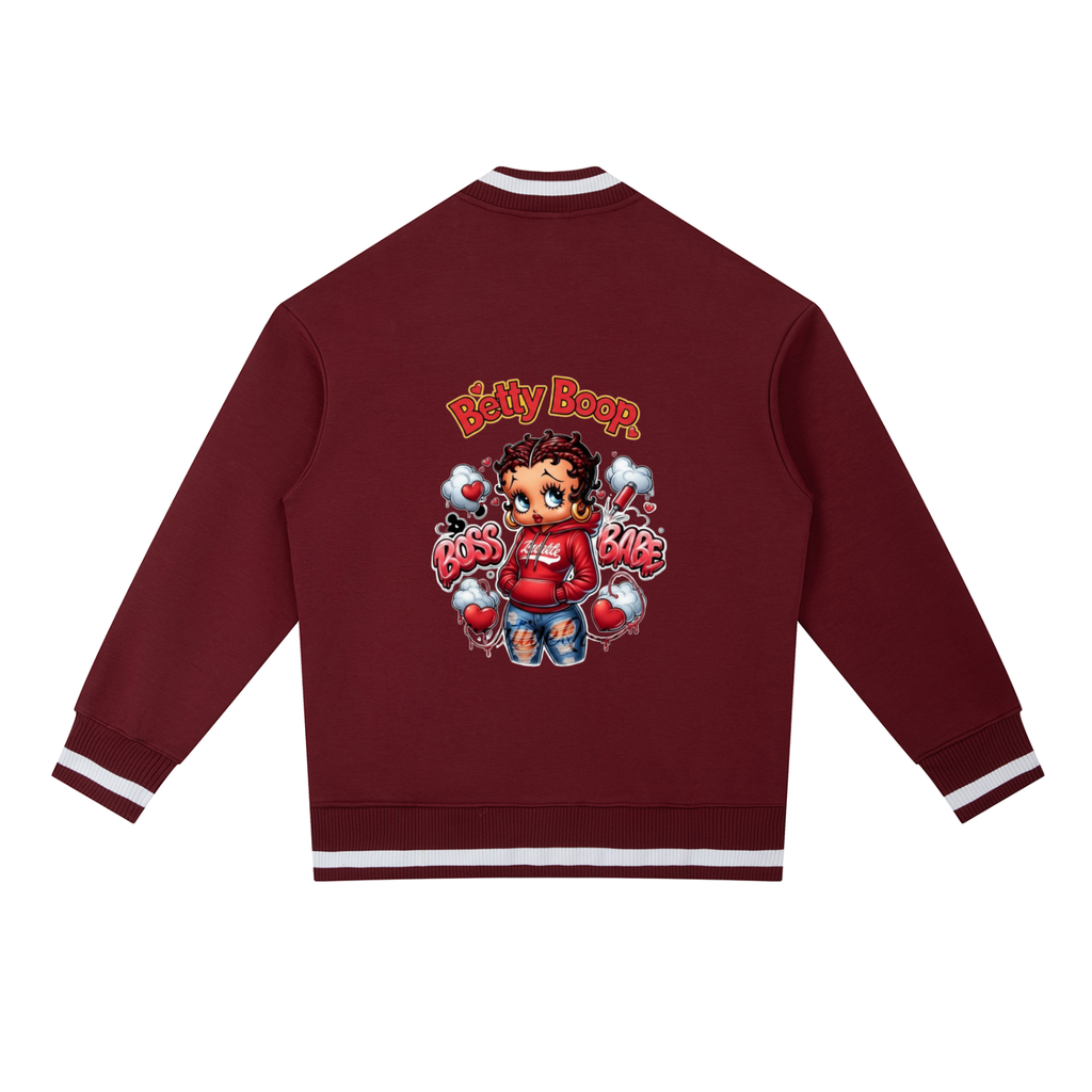 Contrast Piping Zip Bomber Jacket ODMPOD