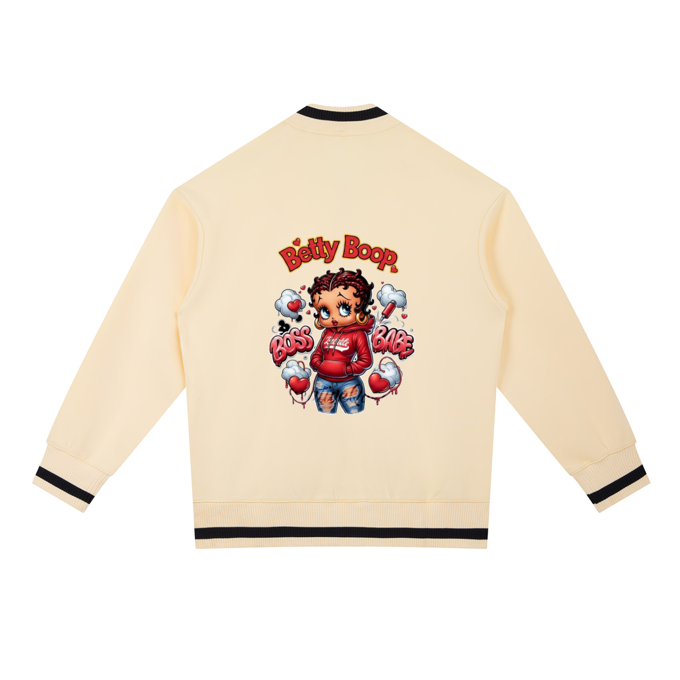 Contrast Piping Zip Bomber Jacket ODMPOD