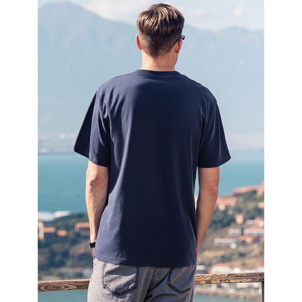 Men's T-Shirt Printed in USA|180GSM Front & Back DTF