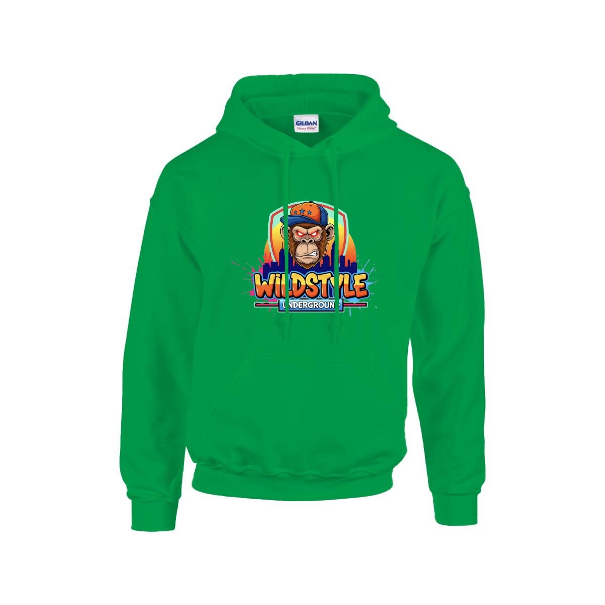Men's Hoodie Printed in USA |Gildan 18500 Front DTF Yoycol