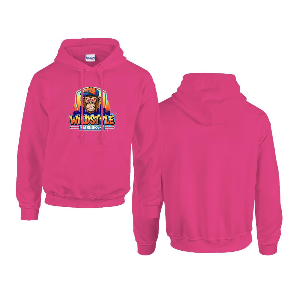 Men's Hoodie Printed in USA |Gildan 18500 Front DTF