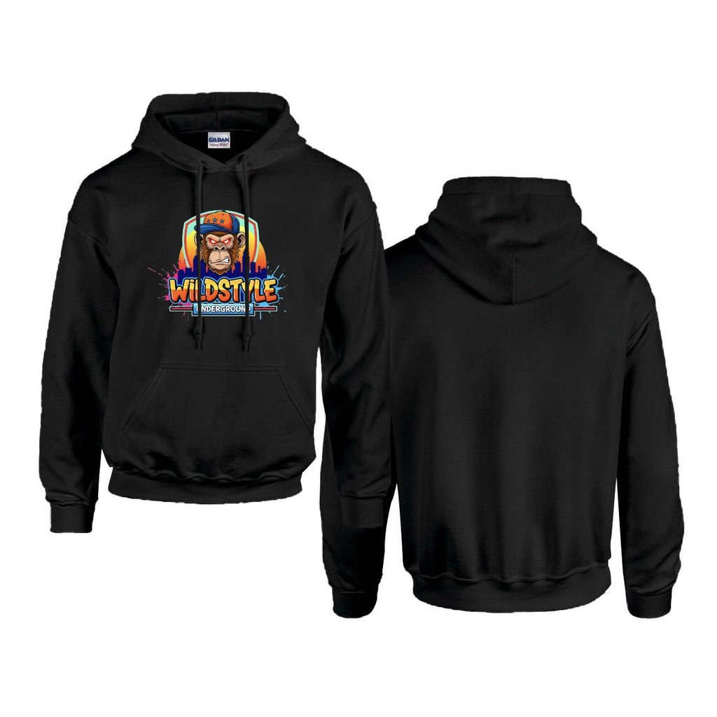 Men's Hoodie Printed in USA |Gildan 18500 Front DTF